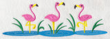 Pink Flamingo Border