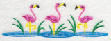 Pink Flamingo Border
