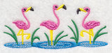 Pink Flamingo Border