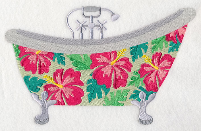 Hibiscus Bathtub