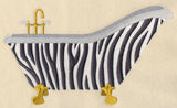 Zebra Print Bathtub