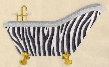 Zebra Print Bathtub