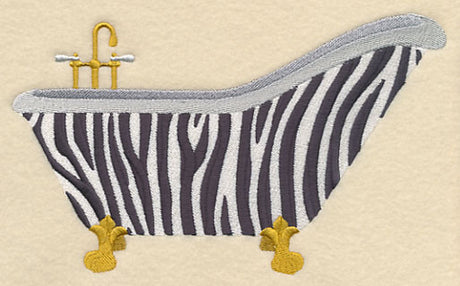 Zebra Print Bathtub