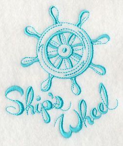 Ocean Fresh Ship's Wheel