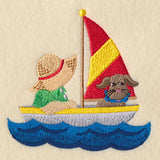 Fisherman Fred Sailing the Ocean Blue