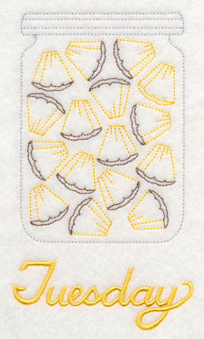 Canned Pineapple on Tuesday (Redwork)