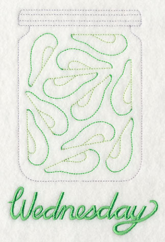 Canned Pears on Wednesday (Redwork)