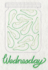 Canned Pears on Wednesday (Redwork)