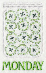 Canned Pickles on Monday (Redwork)