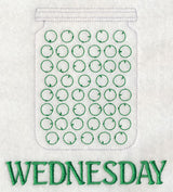 Canned Peas on Wednesday (Redwork)