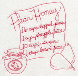 Pear Honey (Redwork)