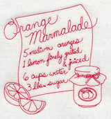 Orange Marmalade (Redwork)