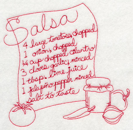 Salsa (Redwork)