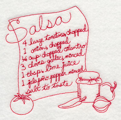 Salsa (Redwork)