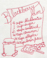 Blackberry Jam (Redwork)