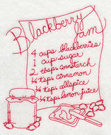 Blackberry Jam (Redwork)