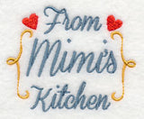 From Mimi's Kitchen Jar Cover