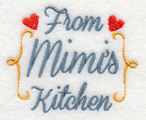 From Mimi's Kitchen Jar Cover