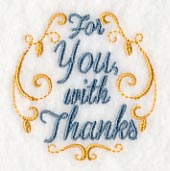 For You, With Thanks Jar Cover