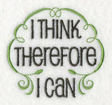 I Think Therefore I Can Jar Cover