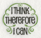 I Think Therefore I Can Jar Cover