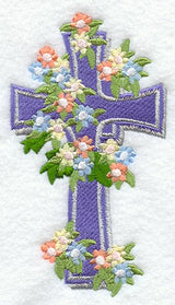 Maltese Cross with Daisies