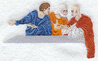 The Last Supper - Matthew, Thaddeus, and Simon