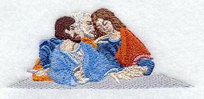 The Last Supper - Judas, Peter, John