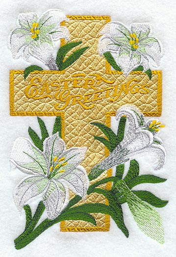 Easter Greetings Cross