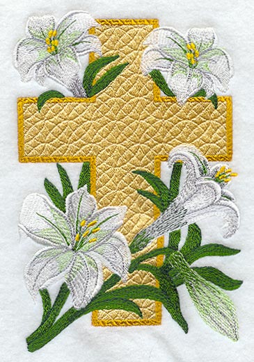 Easter Greetings Cross (no text)