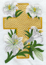 Easter Greetings Cross (no text)