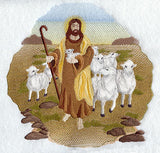 Jesus w/Flock of Sheep