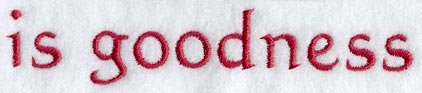 Text - is goodness