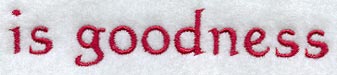 Text - is goodness