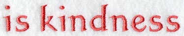 Text - is kindness