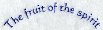 The Fruit of the Spirit Text