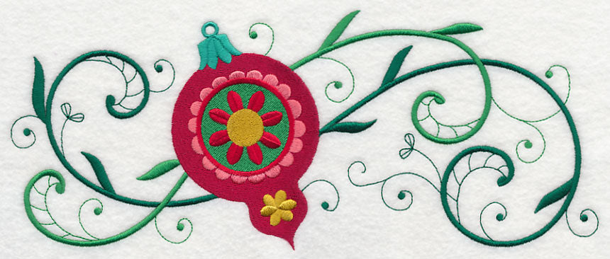 Trimming the Tree Ornament Border