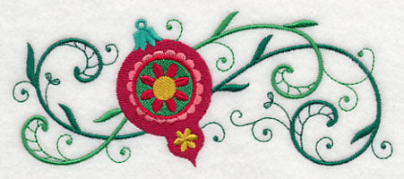 Trimming the Tree Ornament Border