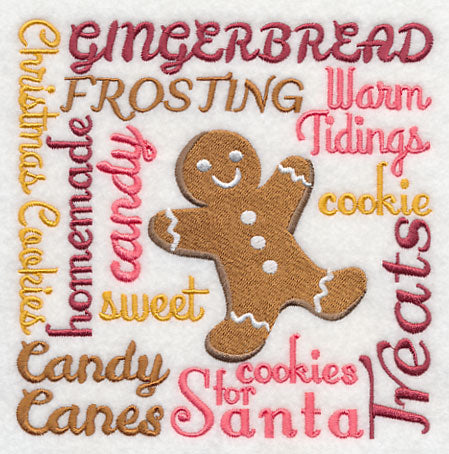 Gingerbread Frosting Square