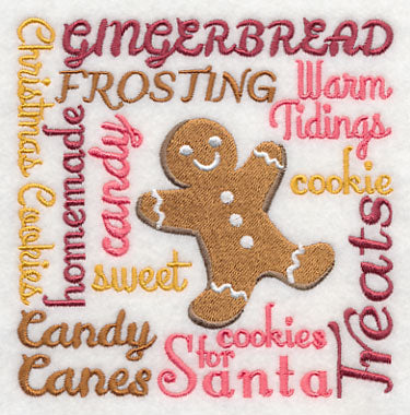 Gingerbread Frosting Square