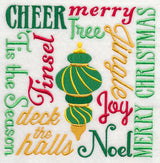 Deck the Halls Square