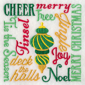 Deck the Halls Square