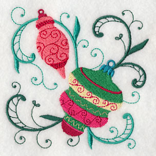 Trimming the Tree Ornament Square