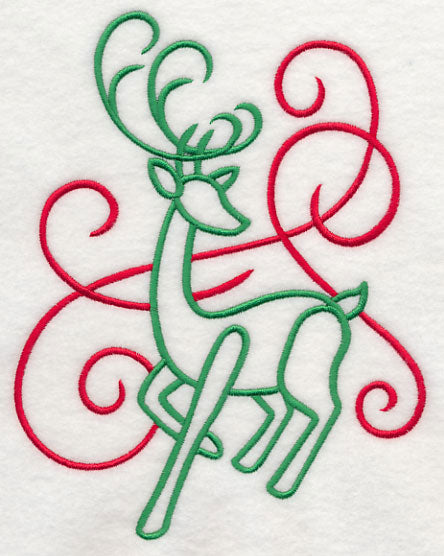 Art Nouveau Reindeer