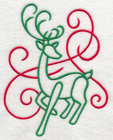 Art Nouveau Reindeer