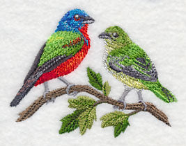Painted Bunting Pair