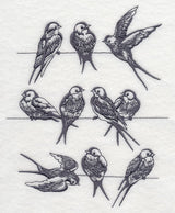 Swallows on a Wire