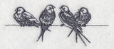 Swallows on a Wire 2