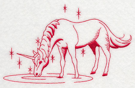 Unicorn Magic 5 (Redwork)