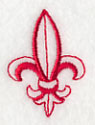 Fleur de Lis (Redwork)